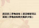 武漢賣二手電動車（武漢哪里可以買到二手電動車啊大概多少錢）