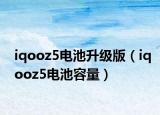 iqooz5電池升級版（iqooz5電池容量）