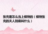 張亮是怎么當上模特的（模特張亮的夫人到底叫什么）