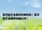 我可能不會(huì)愛你經(jīng)典橋段（我可能不會(huì)愛你經(jīng)典臺(tái)詞）