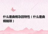 什么是曲柄急回特性（什么是曲柄銷頸）