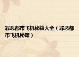 罪惡都市飛機(jī)秘籍大全（罪惡都市飛機(jī)秘籍）