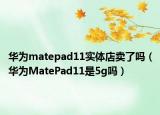 華為matepad11實體店賣了嗎（華為MatePad11是5g嗎）