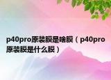 p40pro原裝膜是啥膜（p40pro原裝膜是什么膜）