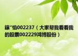 鑲″惂002237（大家?guī)臀铱纯次业墓善?02229鴻博股份）