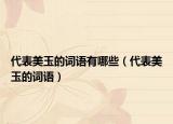 代表美玉的詞語有哪些（代表美玉的詞語）