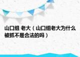 山口組 老大（山口組老大為什么被抓不是合法的嗎）