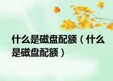 什么是磁盤配額（什么是磁盤配額）