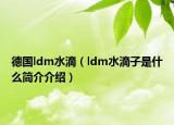 德國ldm水滴（ldm水滴子是什么簡介介紹）