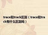 trace和track區(qū)別（trace和track有什么區(qū)別嗎）