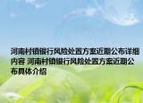 河南村鎮(zhèn)銀行風險處置方案近期公布詳細內(nèi)容 河南村鎮(zhèn)銀行風險處置方案近期公布具體介紹