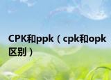 CPK和ppk（cpk和opk區(qū)別）