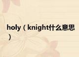 holy（knight什么意思）