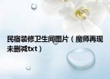 民宿裝修衛(wèi)生間圖片（魔師再現(xiàn)未刪減txt）