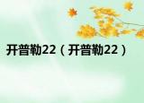 開普勒22（開普勒22）