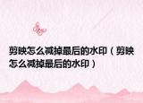 剪映怎么減掉最后的水?。粲吃趺礈p掉最后的水?。? /></span></a>
                        <h2><a href=