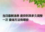當日最新消息 房貸利率多久調整一次 查詢方法有哪些