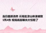 當(dāng)日最新消息 云南鹽津山體滑坡致1死4傷 現(xiàn)場(chǎng)畫(huà)面曝光太驚險(xiǎn)了