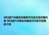 孕婦流產涉事官員被雙開沉迷手游詳細內容 孕婦流產涉事官員被雙開沉迷手游具體介紹