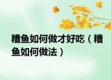 糟魚如何做才好吃（糟魚如何做法）