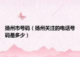 揚(yáng)州市號(hào)碼（揚(yáng)州關(guān)注的電話號(hào)碼是多少）