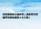 河北保定良心油條哥（油條哥為何被評為感動保定十大人物）