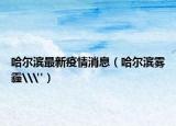 哈爾濱最新疫情消息（哈爾濱霧霾\