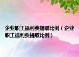 企業(yè)職工福利費提取比例（企業(yè)職工福利費提取比例）