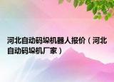 河北自動(dòng)碼垛機(jī)器人報(bào)價(jià)（河北自動(dòng)碼垛機(jī)廠家）