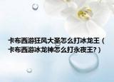 卡布西游狂風(fēng)大圣怎么打冰龍王（卡布西游冰龍神怎么打永夜王?）