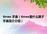 timex 手表（timex是什么牌子手表簡介介紹）