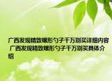 廣西發(fā)現(xiàn)精致螺形勺子千萬別買詳細(xì)內(nèi)容 廣西發(fā)現(xiàn)精致螺形勺子千萬別買具體介紹