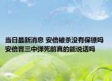 當(dāng)日最新消息 安倍被殺沒(méi)有保鏢嗎 安倍晉三中彈死前真的能說(shuō)話嗎