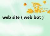 web site（web bot）