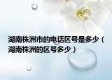 湖南株洲市的電話區(qū)號是多少（湖南株洲的區(qū)號多少）