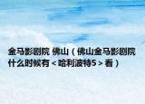 金馬影劇院 佛山（佛山金馬影劇院什么時候有＜哈利波特5＞看）