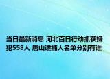 當(dāng)日最新消息 河北百日行動(dòng)抓獲嫌犯558人 唐山逮捕人名單分別有誰(shuí)