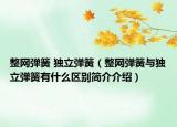 整網(wǎng)彈簧 獨(dú)立彈簧（整網(wǎng)彈簧與獨(dú)立彈簧有什么區(qū)別簡介介紹）