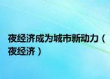 夜經(jīng)濟(jì)成為城市新動(dòng)力（夜經(jīng)濟(jì)）