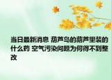 當(dāng)日最新消息 葫蘆島的葫蘆里裝的什么藥 空氣污染問(wèn)題為何得不到整改