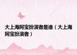 大上海阿寶扮演者是誰（大上海阿寶扮演者）
