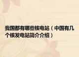 我國都有哪些核電站（中國有幾個(gè)核發(fā)電站簡介介紹）