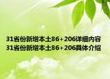 31省份新增本土86+206詳細(xì)內(nèi)容 31省份新增本土86+206具體介紹
