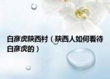 白彥虎陜西村（陜西人如何看待白彥虎的）