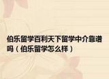 伯樂留學(xué)百利天下留學(xué)中介靠譜嗎（伯樂留學(xué)怎么樣）