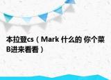 本拉登cs（Mark 什么的 你個(gè)菜B進(jìn)來看看）