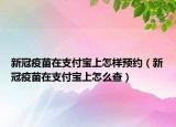 新冠疫苗在支付寶上怎樣預(yù)約（新冠疫苗在支付寶上怎么查）