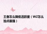 王者怎么降低活躍度（WZ怎么加點(diǎn)最強(qiáng)）