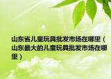 山東省兒童玩具批發(fā)市場在哪里（山東最大的兒童玩具批發(fā)市場在哪里）