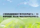 小爸爸電視劇里面的于果手機(jī)鈴聲是什么（《小爸爸電視劇》男主角于果的手機(jī)鈴聲名字叫什么）